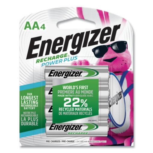 Picture of Nimh Rechargeable Aa Batteries, 1.2 V, 4/pack