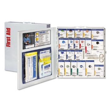 Picture of Ansi 2015 Smartcompliance General Business First Aid Station For 50 People, No Medication, 202 Pieces, Metal Case