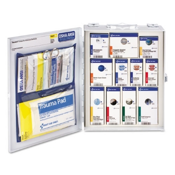 Picture of Ansi 2015 Smartcompliance Food Service Cabinet W/o Medication, 25 People, 94 Pieces, Metal Case