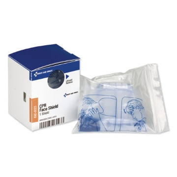 Picture of SmartCompliance CPR Face Shield and Breathing Barrier, Plastic, One Size Fits All
