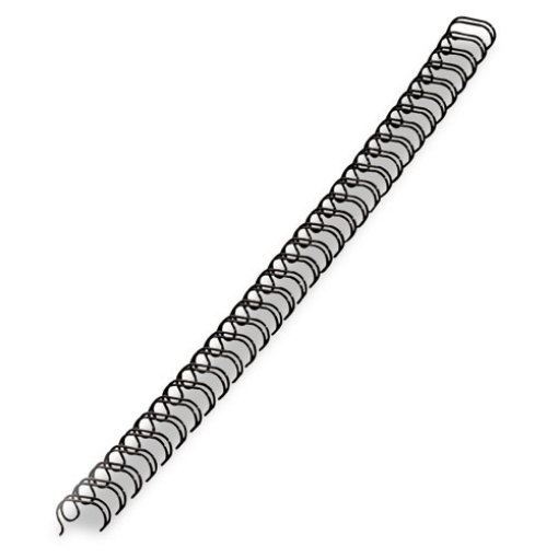 Picture of Wire Bindings, 5/16" Diameter, 50 Sheet Capacity, Black, 25/pack