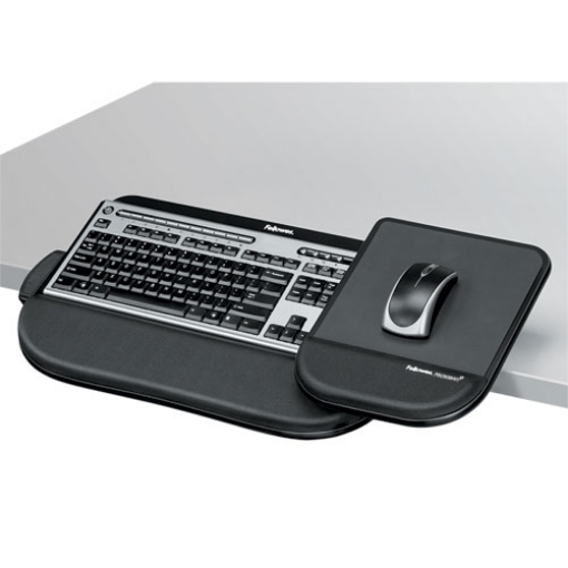 Picture of Tilt 'n Slide Keyboard Manager With Comfort Glide, 19.5w X 11.5d, Black