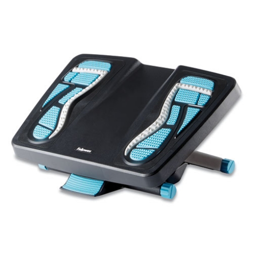 Picture of ENERGIZER FOOT SUPPORT, 17.88W X 13.25D X 4 TO 6.5H, CHARCOAL/BLUE/GRAY
