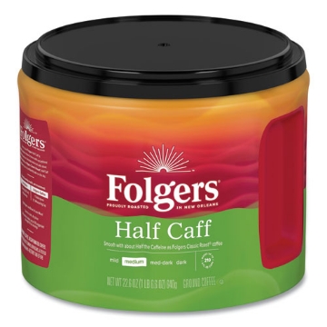 Picture of Coffee, Half Caff, 22.6 Oz Canister