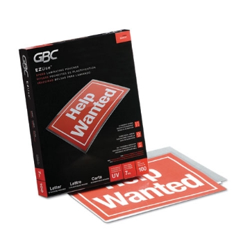 Picture of Ezuse Thermal Laminating Pouches, 7 Mil, 9" X 11.5", Gloss Clear, 100/box