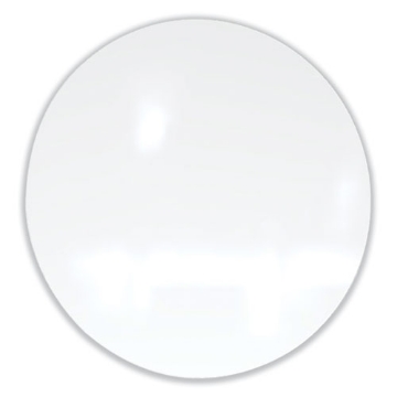 Picture of Coda Low Profile Circular Non-Magnetic Glassboard, 36 Diameter, White Surface, Ships in 7-10 Business Days