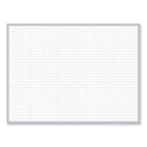 Picture of Non-Magnetic Whiteboard with Aluminum Frame, 48 x 35.81, White Surface, Satin Aluminum Frame, Ships in 7-10 Business Days
