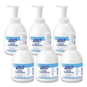 Picture of Healthcare HEALTHY SOAP 2% CHG Antimicrobial Foam, Fragrance Free, 535 mL Pump Bottle, 4/Carton