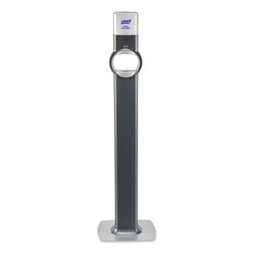 Picture of Fs6 Touch-Free Floor Stand Dispenser, 1,200 Ml, 12.5 X 11.3 X 38.5, Graphite