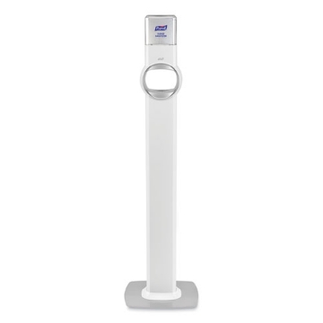 Picture of Fs8 Floor Stand Dispenser With Energy-On-The-Refill And Smartlink Capability, 12.75 X 11.25 X 39, White