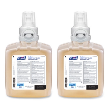 Picture of Healthy Soap 2.0% CHG Antimicrobial Foam for CS8 Dispensers, Fragrance-Free, 1,200 mL, 2/Carton