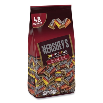 Picture of Miniatures Variety Share Pack, Dark Assortment, 48 Oz Bag, Ships In 1-3 Business Days