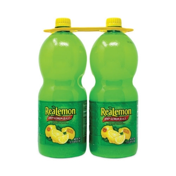 Picture of 100% Lemon Juice from Concentrate, 48 oz Bottle, 2/Carton, Ships in 1-3 Business Days