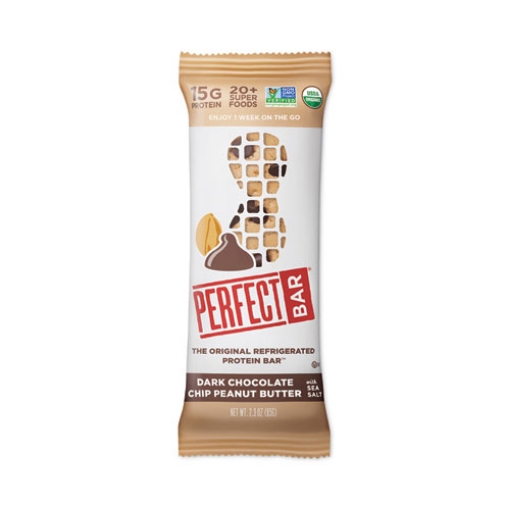Picture of Refrigerated Protein Bar, Dark Chocolate Peanut Butter with Sea Salt, 2.3 oz Bar, 16/Carton, Ships in 1-3 Business Days