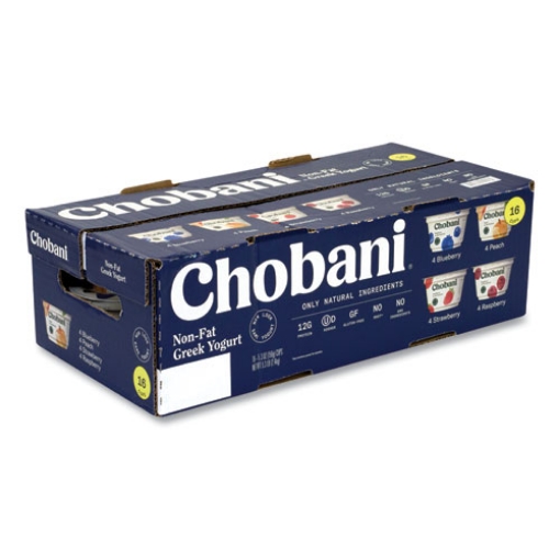 Picture of Greek Yogurt Variety Pack, Assorted Flavors, 5.3 oz Cup, 16 Cups/Carton, Ships in 1-3 Business Days