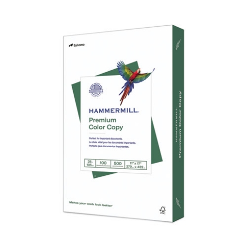 Picture of Premium Color Copy Print Paper, 100 Bright, 28 lb Bond Weight, 11 x 17, Photo White, 500/Ream