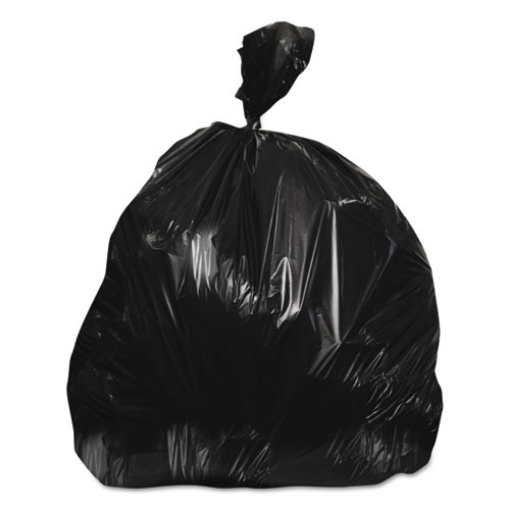 Picture of Linear Low-Density Can Liners, 45 Gal, 0.7 Mil, 40" X 46", Black, 250/carton