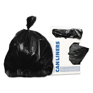 Picture of Linear Low-Density Can Liners, 30 Gal, 0.5 Mil, 30" X 36", Black, 250/carton