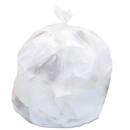 Picture of High-Density Waste Can Liners, 16 gal, 6 mic, 24" x 31", Natural, 50 Bags/Roll, 20 Rolls/Carton