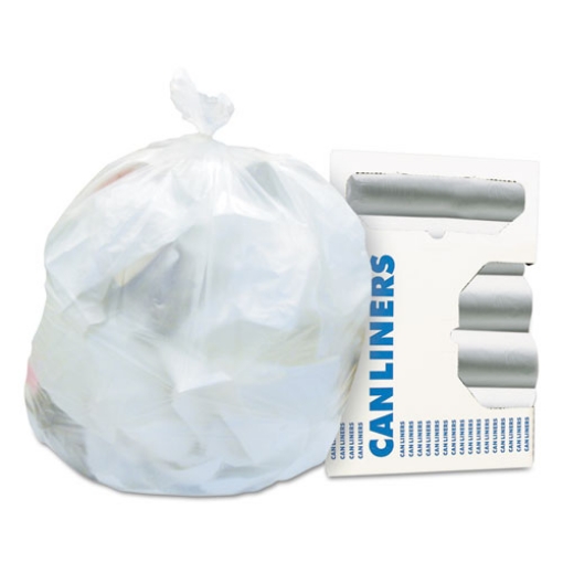 Picture of High-Density Waste Can Liners, 45 gal, 16 mic, 40" x 48", Natural, 250/Carton