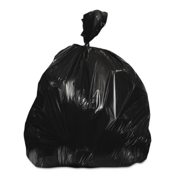 Picture of High-Density Waste Can Liners, 45 gal, 22 mic, 40" x 48", Black, 150/Carton
