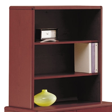 Picture of 10700 Series Bookcase Hutch, 32.63w X 14.63d X 37.13h, Mahogany