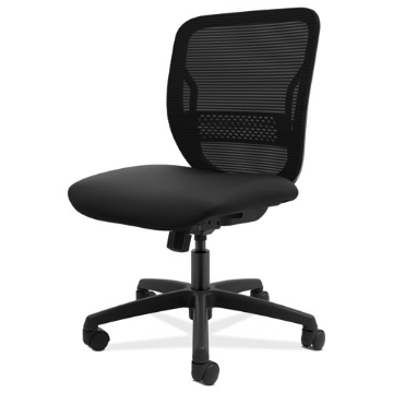 Picture of Gateway Mid-Back Task Chair, Supports Up To 250 Lb, 17" To 22" Seat Height, Black