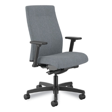 Picture of Ignition 2.0 Upholstered Mid-Back Task Chair, 17" to 21.25" Seat Height, Basalt Fabric Seat/Back, Ships in 7-10 Business Days