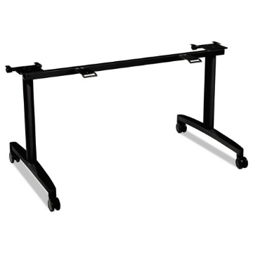 Picture of Huddle Flip-Top Base for 24" Deep Table Tops, 51.63w x 23.5d x 28.38h, Charcoal