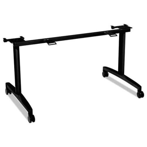 Picture of Huddle Flip-Top Base for 24" Deep Table Tops, 51.63w x 23.5d x 28.38h, Charcoal