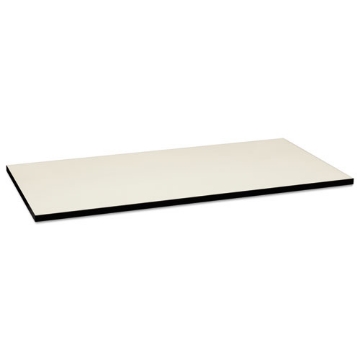 Picture of Huddle Multipurpose Rectangular Top, 60w X 30d, Silver Mesh/black
