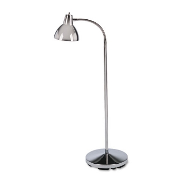 Picture of Classic Incandescent Exam Lamp, Three Prong, 10w x 10d x 74h, Stainless Steel