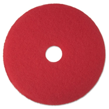 Picture of Low-Speed Buffer Floor Pads 5100, 15" Diameter, Red, 5/carton