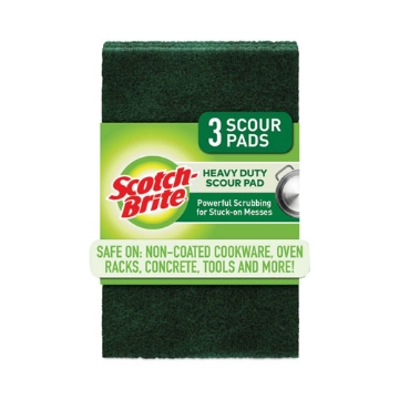 Picture of Heavy-Duty Scour Pad, 3.8 X 6, Green, 10/carton