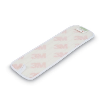 Picture of Easy Shine Applicator Pad, Microfiber, 18", White/yellow, 10/carton