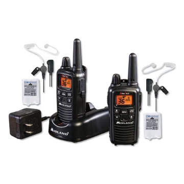 Picture of LXT600BB Two-Way Radio Bundle Pack, 2 W, 36 Channels, 22 Frequencies, 2/Pack