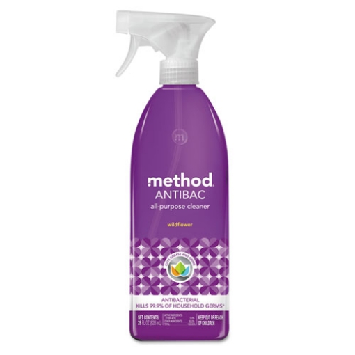 Picture of Antibac All-Purpose Cleaner, Wildflower, 28 Oz Spray Bottle