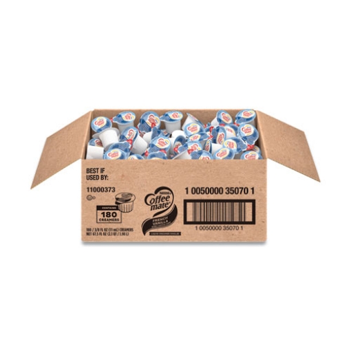 Picture of Liquid Coffee Creamer, French Vanilla, 0.38 Oz Mini Cups, 180/carton