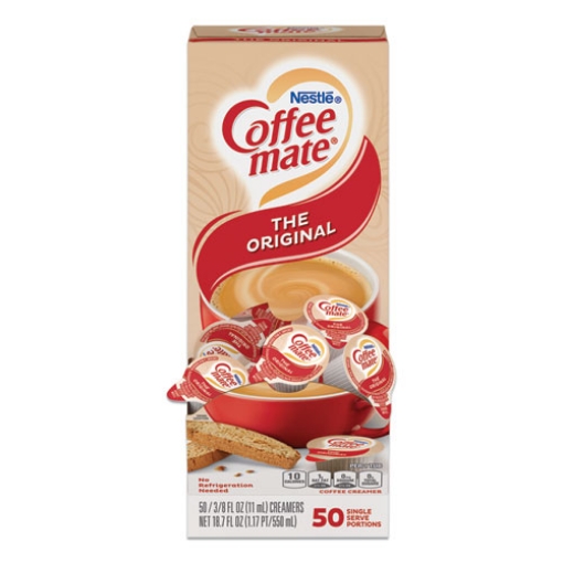 Picture of Liquid Coffee Creamer, Original, 0.38 Oz Mini Cups, 50/box