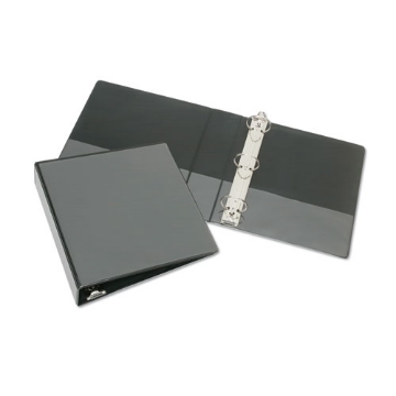 Picture of 7510012835273 Skilcraft Round Ring View Binder, 3 Rings, 2" Capacity, 11 X 8.5, Black