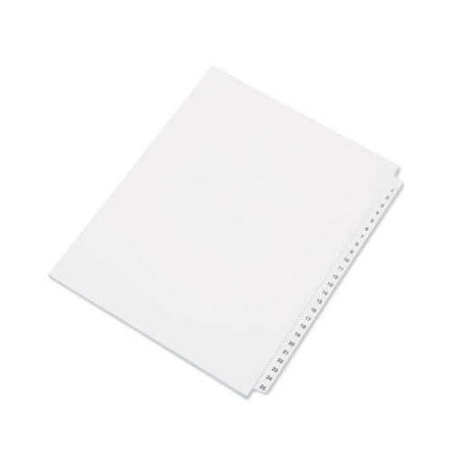 Picture of 7530014072250 SKILCRAFT Table of Contents Index, Allstate Style, 25-Tab, 1 to 25, 11 x 8.5, White, 1 Set