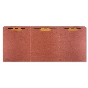 Picture of 7530014840001 SKILCRAFT Tri-Fold Classification Folder, 1 Fastener, Letter Size, Red Exterior, 10/Pack