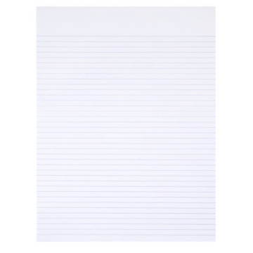 Picture of 7530015167581 Skilcraft Writing Pad, Narrow Rule, 100 White 8.5 X 11 Sheets, Dozen