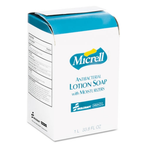 Picture of 8520015220834, Skilcraft, Gojo Antibacterial Lotion Soap, Floral, 1,000 Ml Refill, 8/carton