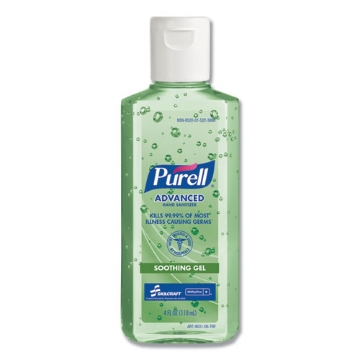 Picture of 8520015223886, Purell Gel Hand Sanitizer With Aloe, 4 Oz Bottle, 24/carton