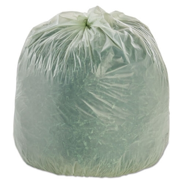 Picture of 8105015574983, SKILCRAFT High Density (HDPE) Coreless Roll Can Liners, 33 gal, 12 mic, 33" x 40", Natural, 250/Box