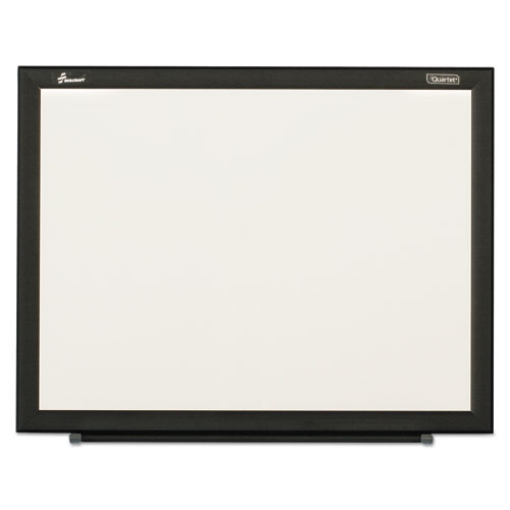 Picture of 7110016511293 SKILCRAFT Quartet Non-Magnetic Melamine Dry Erase Board, 24 x 18, White Surface, Black Aluminum Frame
