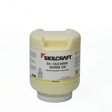 Picture of 7930016717469, Skilcraft, Bio+ Manual Dish Soap. 5 Lb Bottle, 2/carton