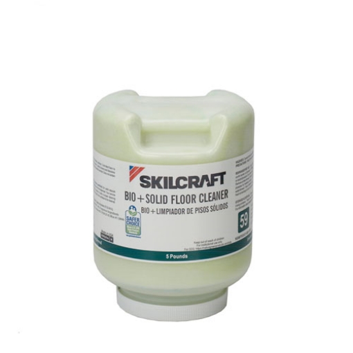 Picture of 7930016951910, Skilcraft, Bio+ Floor Cleaner, 5 Lb Bottle, 2/carton