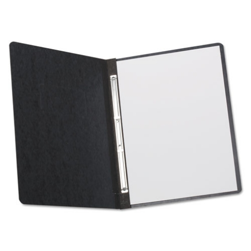 Picture of Heavyweight Pressguard And Pressboard Report Cover W/reinforced Side Hinge, 2-Prong Metal Fastener, 3" Cap, 8.5 X 11, Black
